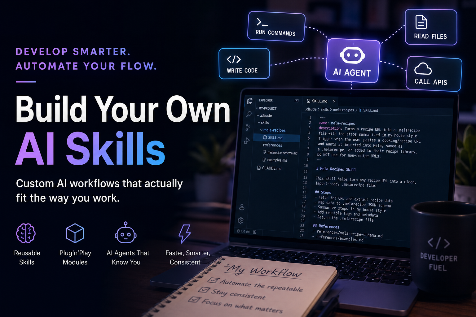 Building your own custom AI Skills for developers